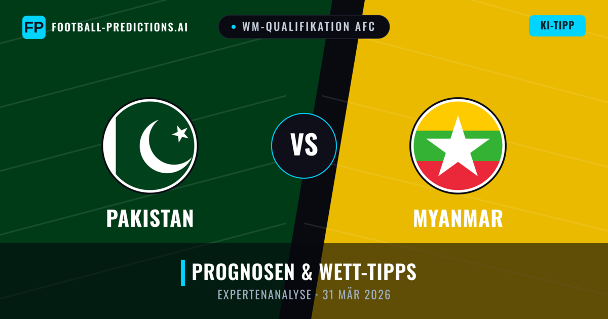 Pakistan vs Myanmar — Prognose und Spielvorschau