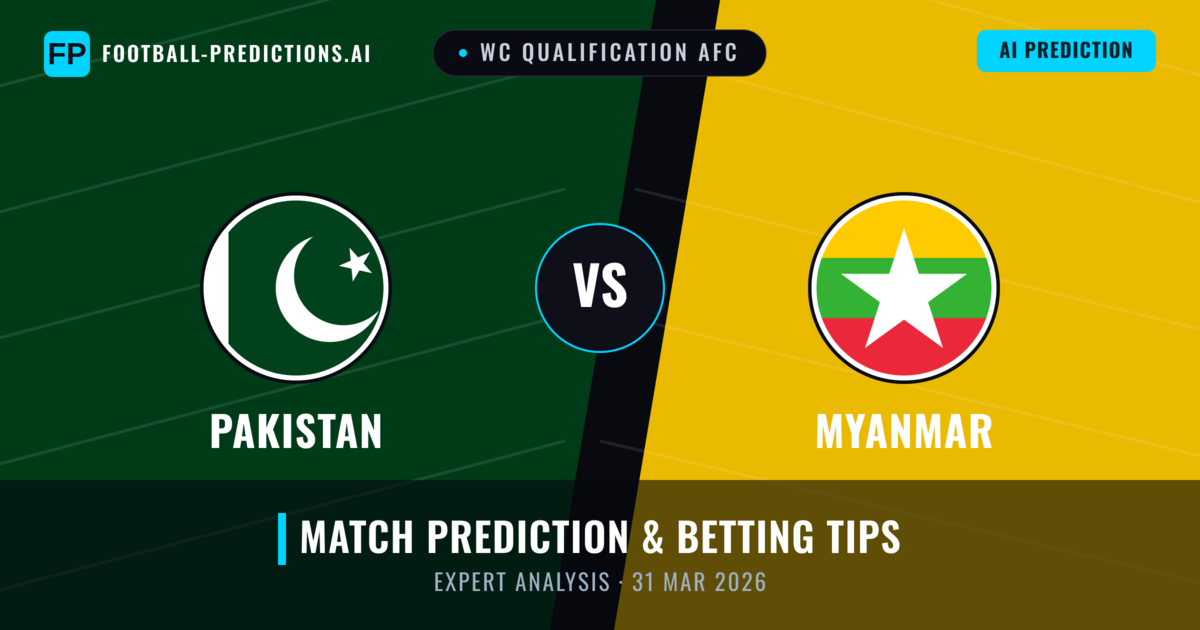 Pakistan vs Myanmar — match prediction & preview