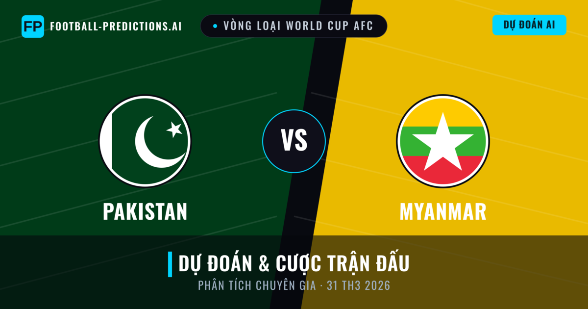 Pakistan vs Myanmar — dự đoán và xem trước trận đấu