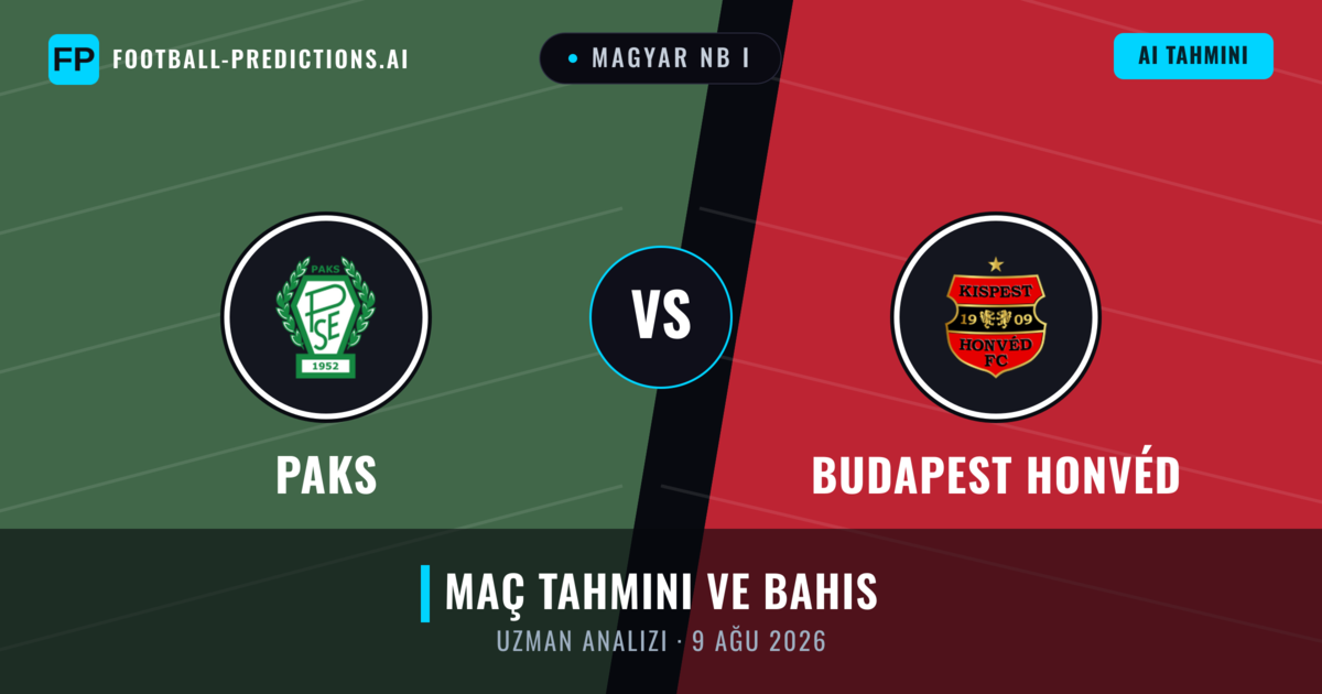 Paks - Budapest Honvéd — maç tahmini ve önizleme