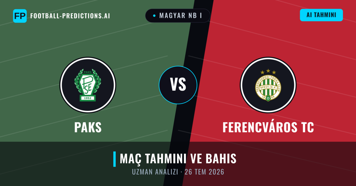 Paks - Ferencváros TC — maç tahmini ve önizleme