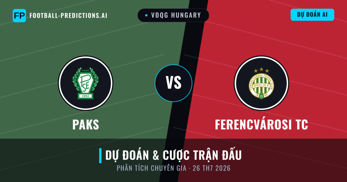 Paks vs Ferencvárosi TC — dự đoán và xem trước trận đấu