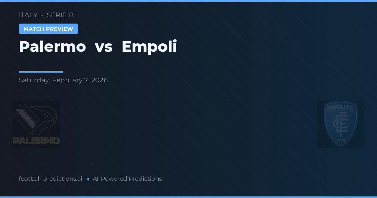Palermo - Empoli — maç tahmini ve önizleme