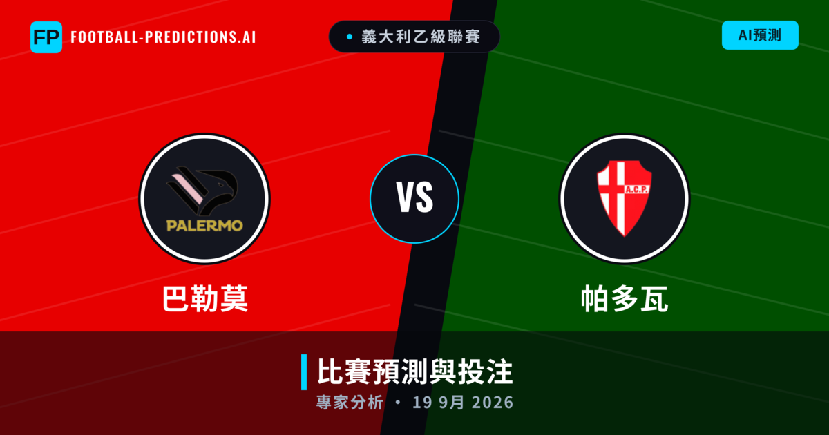 巴勒莫 vs 帕多瓦 — 比赛预测和前瞻