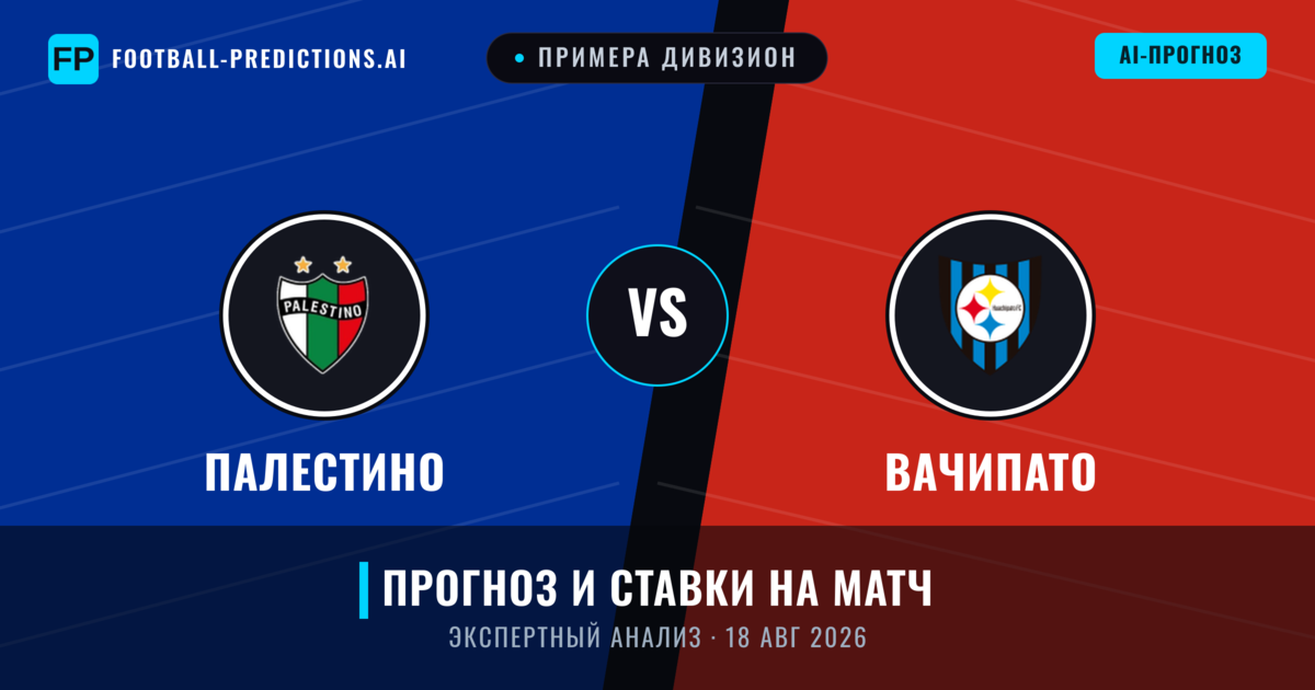 Палестино – Вачипато — прогноз и превью матча