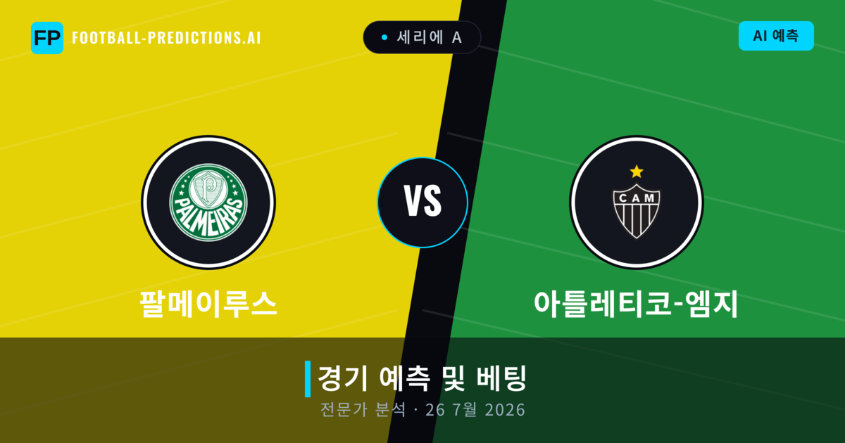 팔메이루스 대 아틀레티코-엠지 — 경기 예측 및 프리뷰