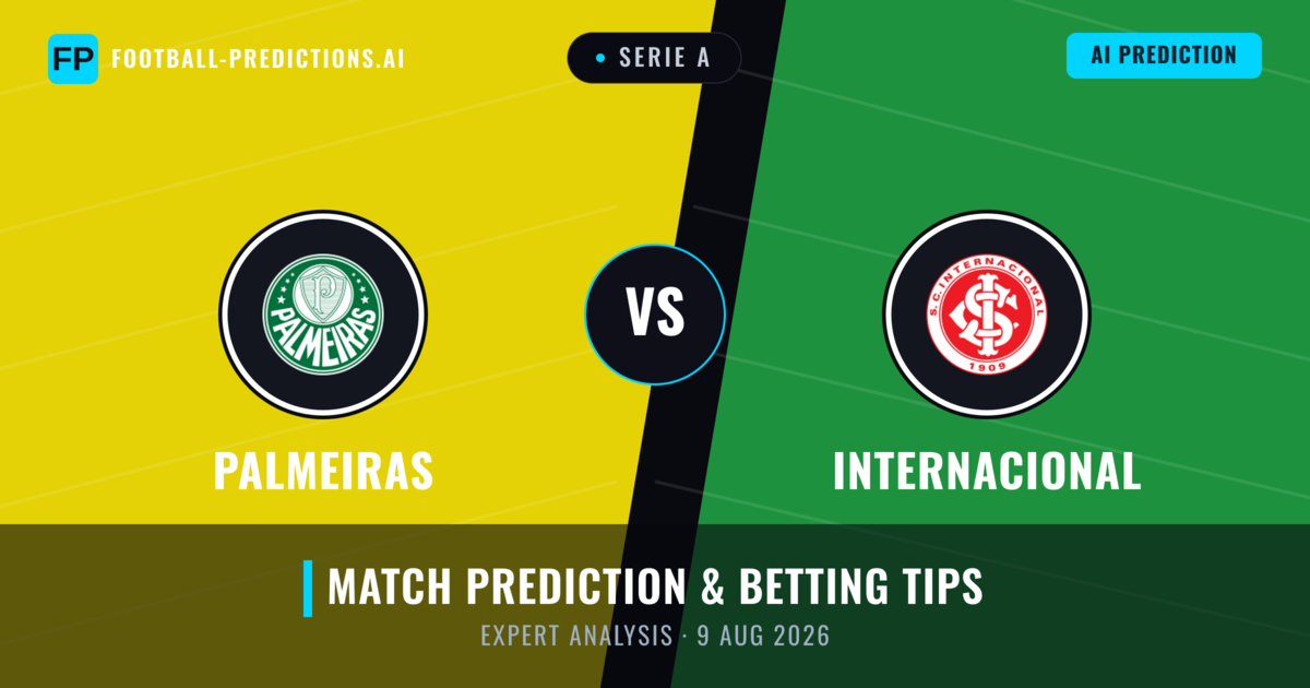 Palmeiras vs Internacional — match prediction & preview