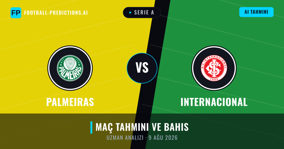 Palmeiras - Internacional — maç tahmini ve önizleme