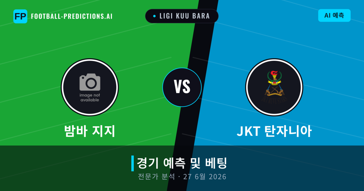 밤바 지지 대 JKT 탄자니아 — 경기 예측 및 프리뷰