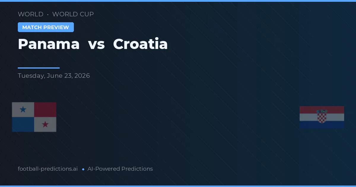 Panama vs Croazia — pronostico e anteprima del match