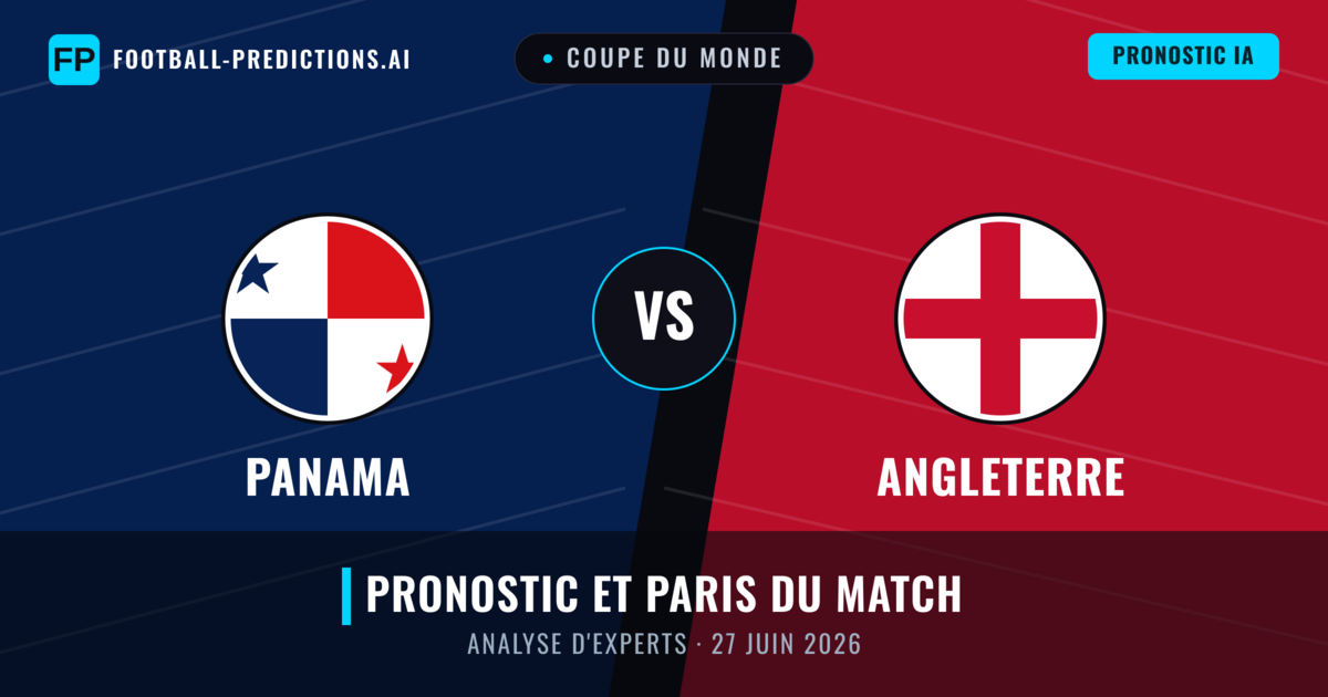 Panama vs Angleterre — pronostic et avant-match