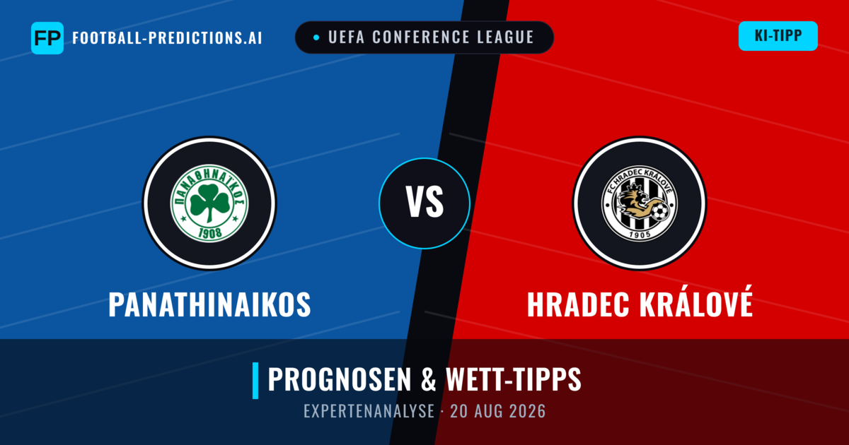 Panathinaikos vs Hradec Králové — Prognose und Spielvorschau
