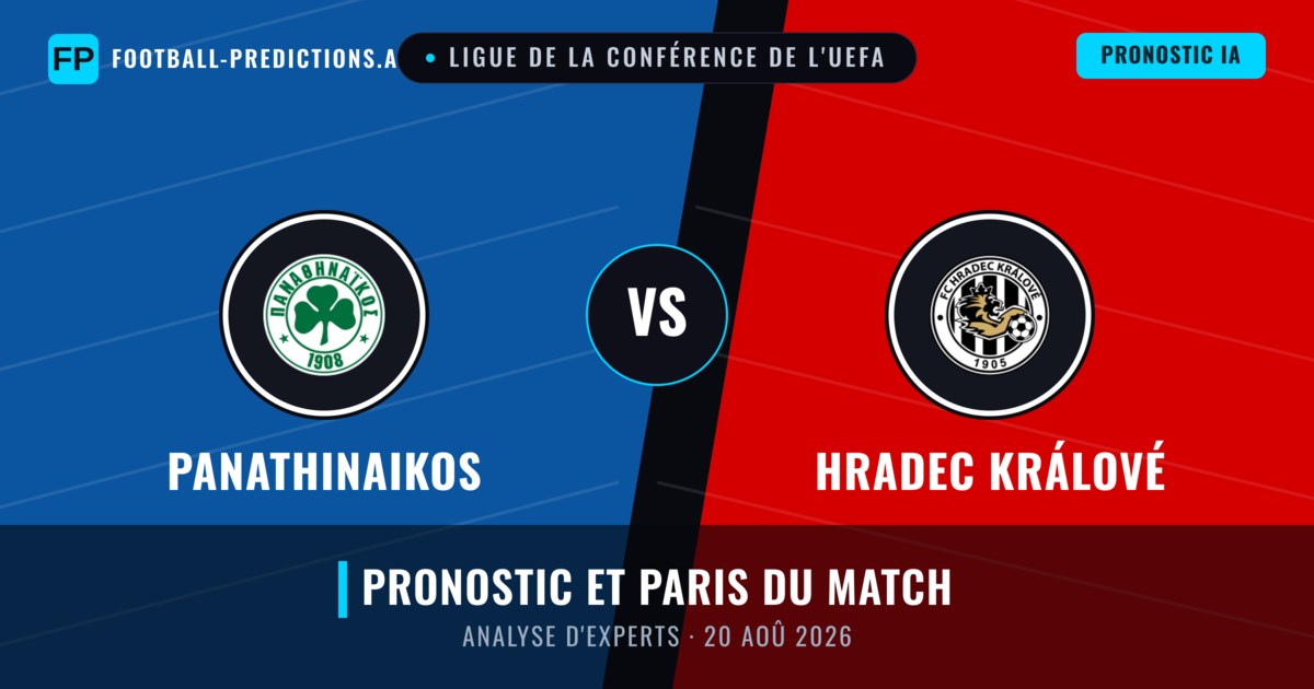 Panathinaikos vs Hradec Králové — pronostic et avant-match