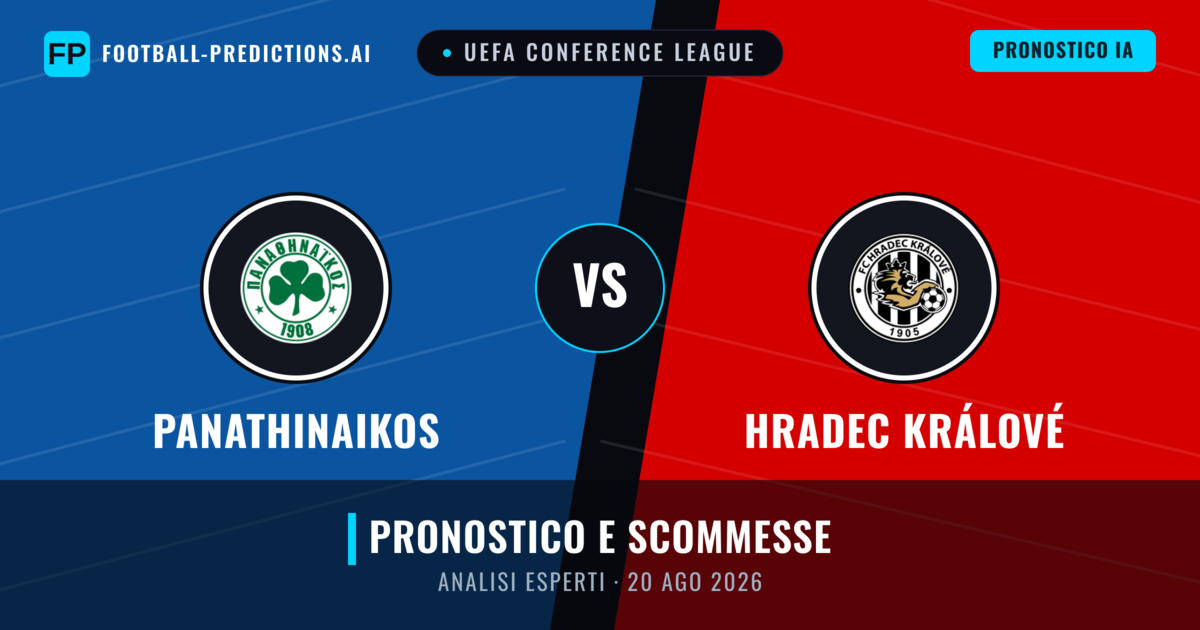 Panathinaikos vs Hradec Králové — pronostico e anteprima del match