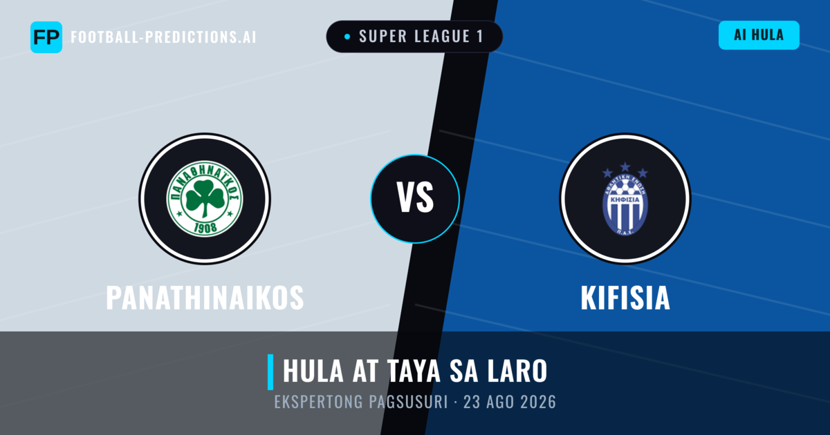 Panathinaikos vs Kifisia — hula at preview ng laban