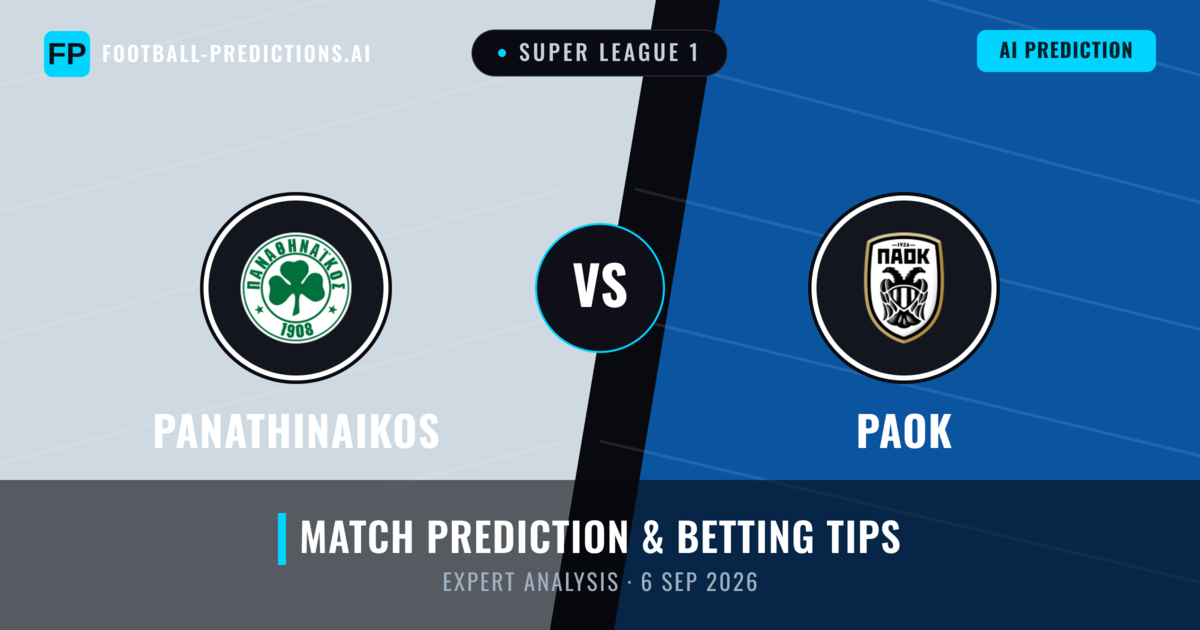 Panathinaikos vs PAOK — match prediction & preview