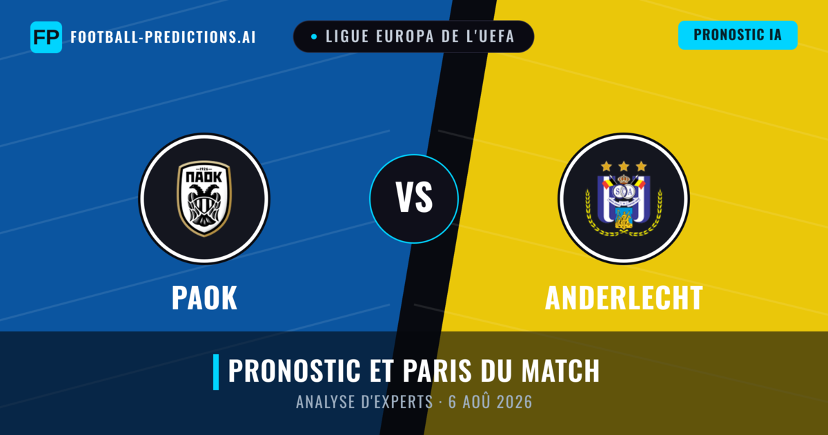 PAOK vs Anderlecht — pronostic et avant-match