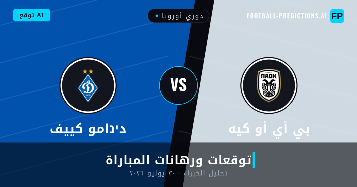 بي أي أو كيه ضد دינامو كييف — توقعات ومعاينة المباراة