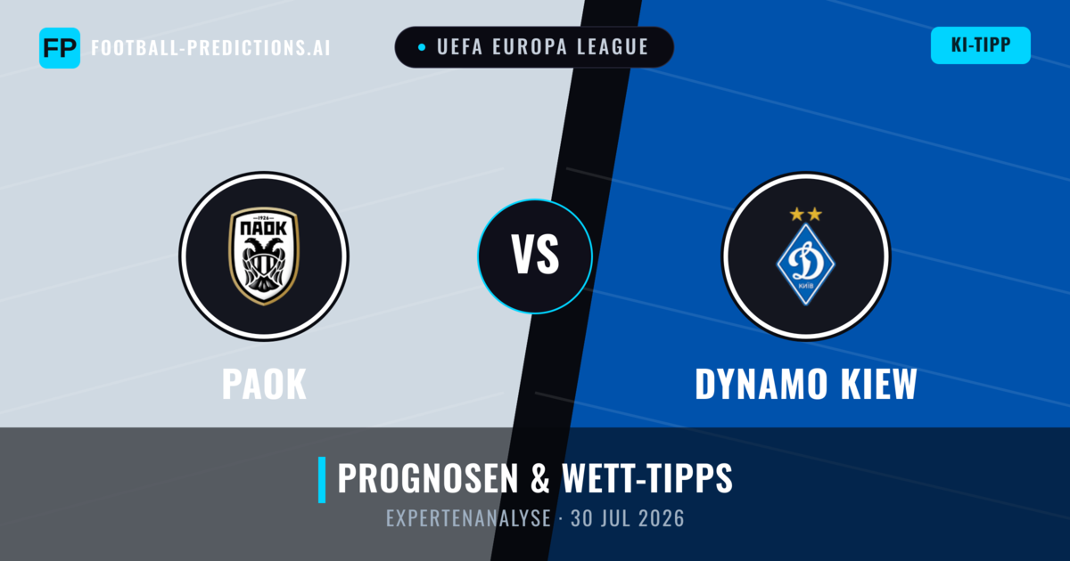 PAOK vs Dynamo Kiew — Prognose und Spielvorschau