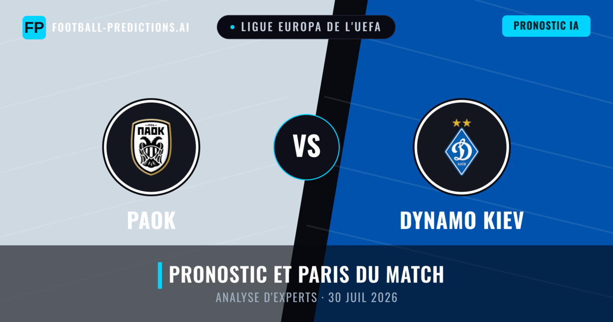 PAOK vs Dynamo Kiev — pronostic et avant-match