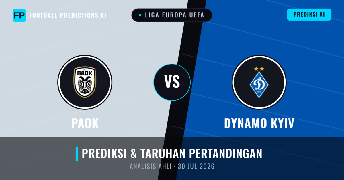 PAOK vs Dynamo Kyiv — prediksi dan pratinjau pertandingan