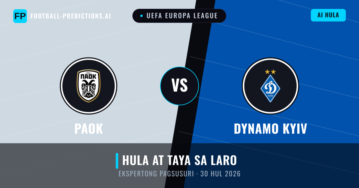 PAOK vs Dynamo Kyiv — hula at preview ng laban