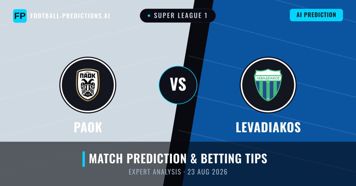 PAOK vs Levadiakos — match prediction & preview