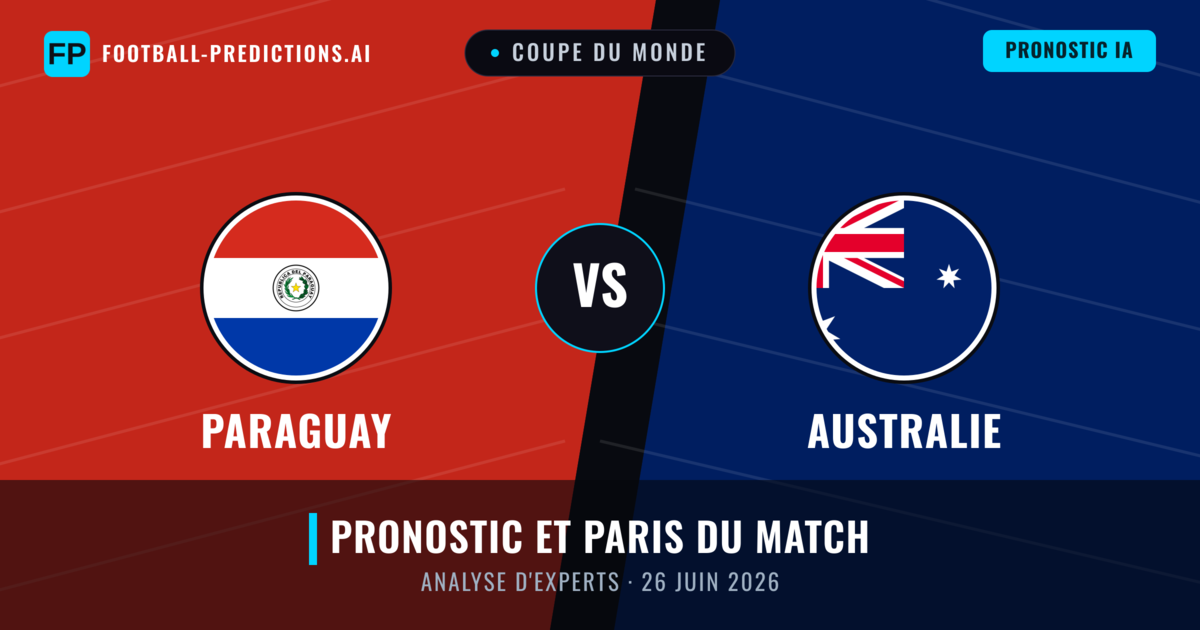 Paraguay vs Australie — pronostic et avant-match