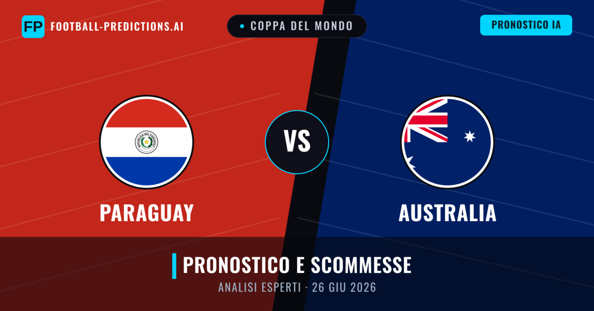 Paraguay vs Australia — pronostico e anteprima del match