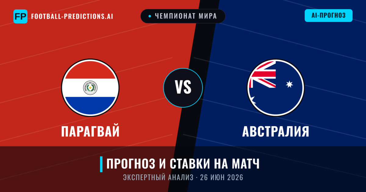 Парагвай – Австралия — прогноз и превью матча