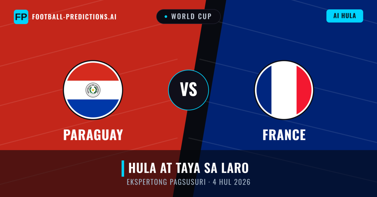 Paraguay vs France β hula at preview ng laban