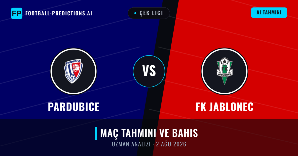 Pardubice - FK Jablonec — maç tahmini ve önizleme