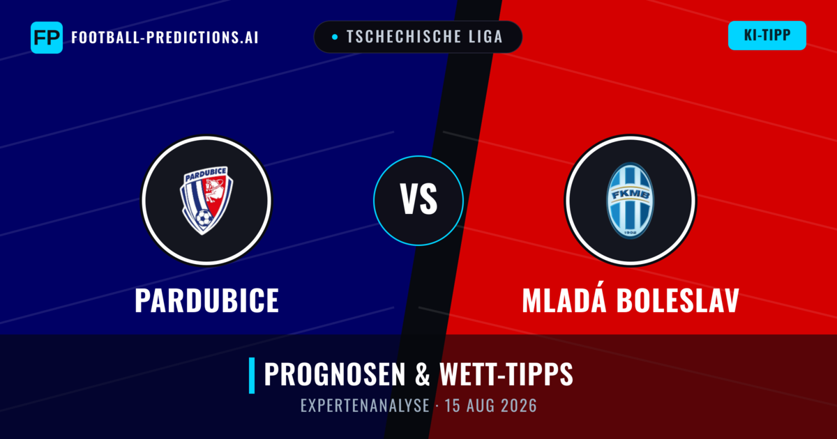 Pardubice vs Mladá Boleslav — Prognose und Spielvorschau