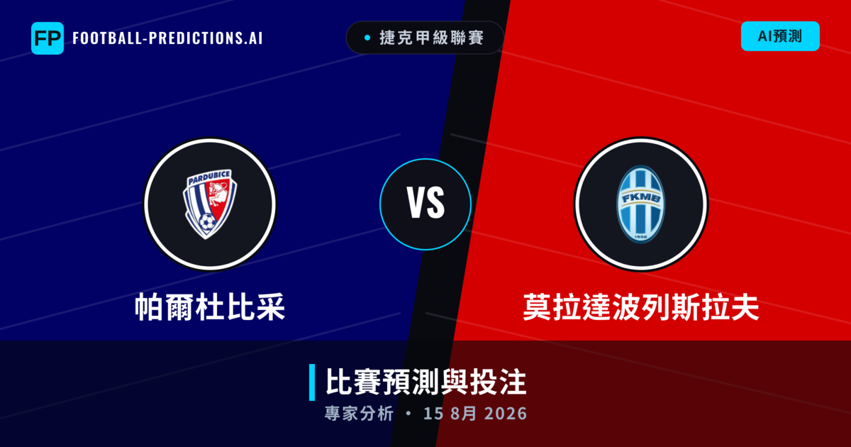 帕爾杜比采 vs 莫拉達波列斯拉夫 — 比赛预测和前瞻