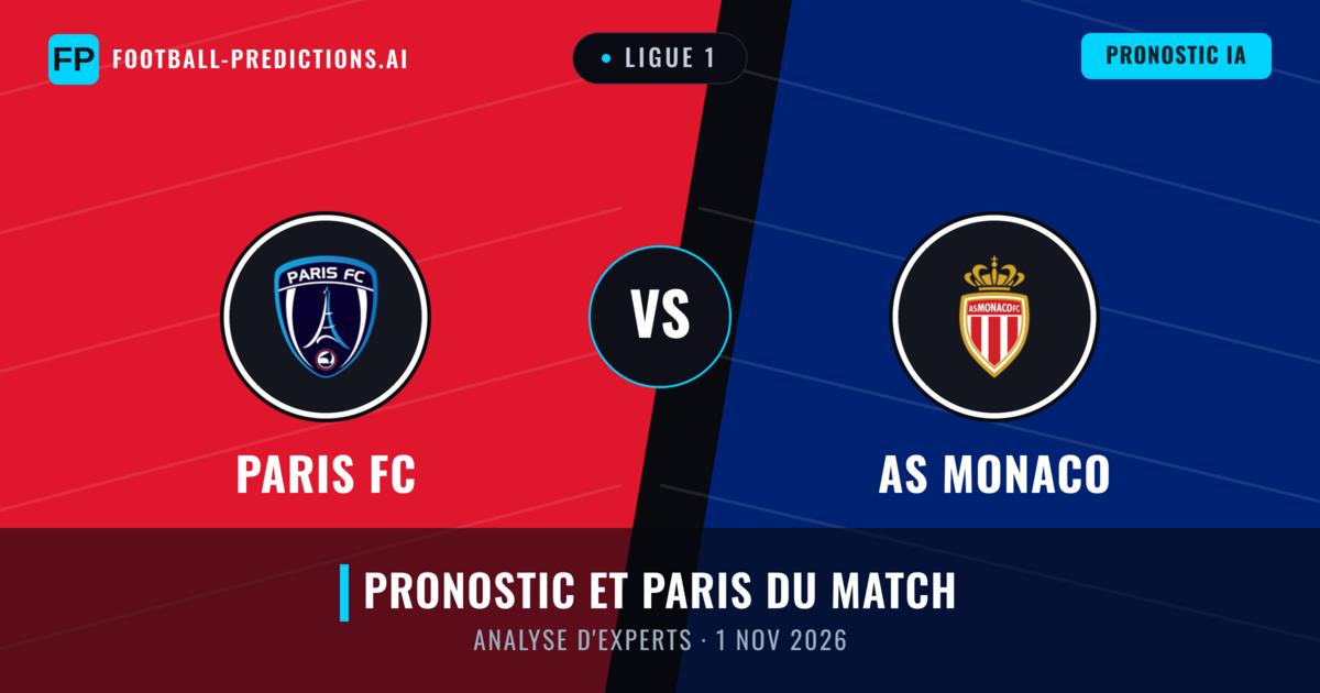 Paris FC vs AS Monaco — pronostic et avant-match