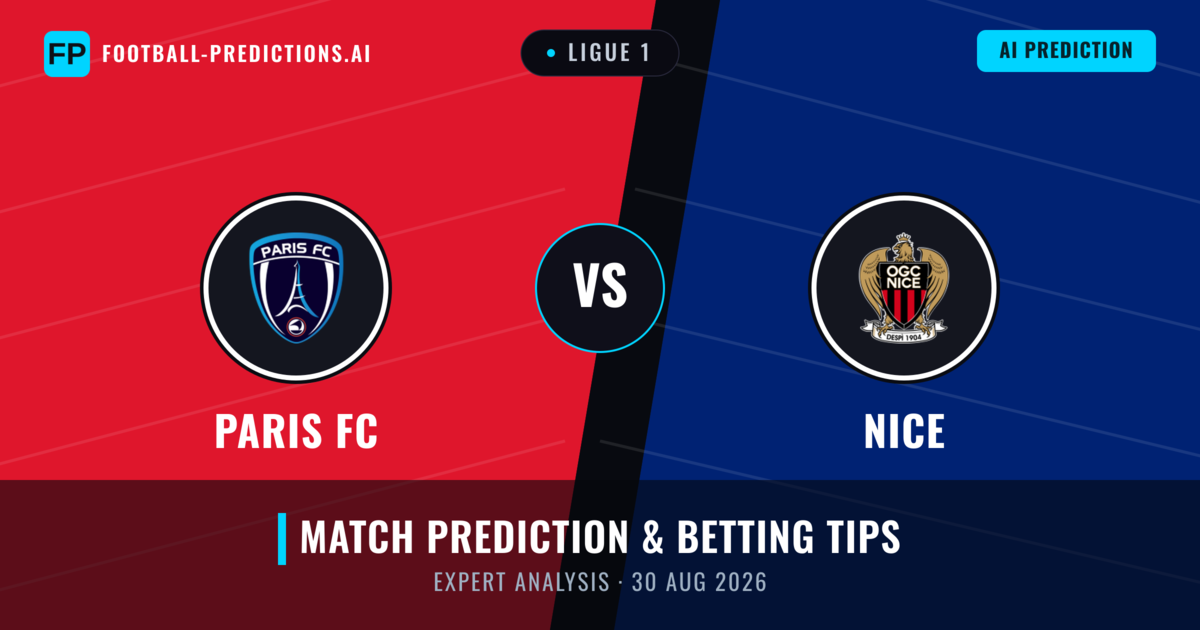 Paris FC vs Nice — match prediction & preview