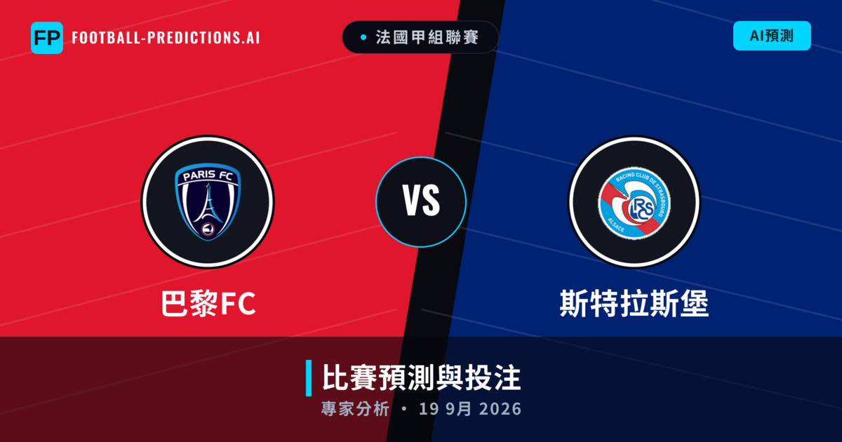 巴黎FC vs 斯特拉斯堡 — 比赛预测和前瞻