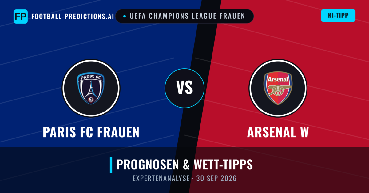 Paris FC Frauen vs Arsenal W — Prognose und Spielvorschau