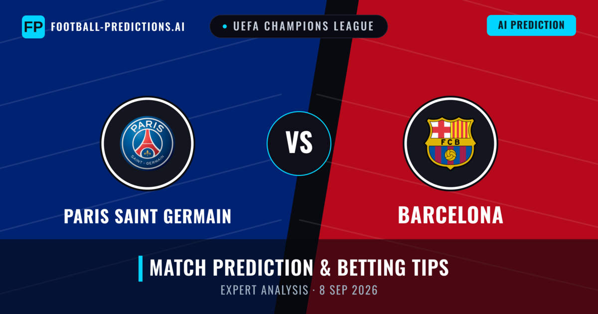 Paris Saint Germain vs Barcelona — match prediction & preview