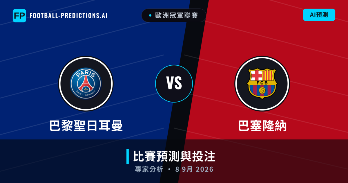 巴黎聖日耳曼 vs 巴塞隆納 — 比赛预测和前瞻