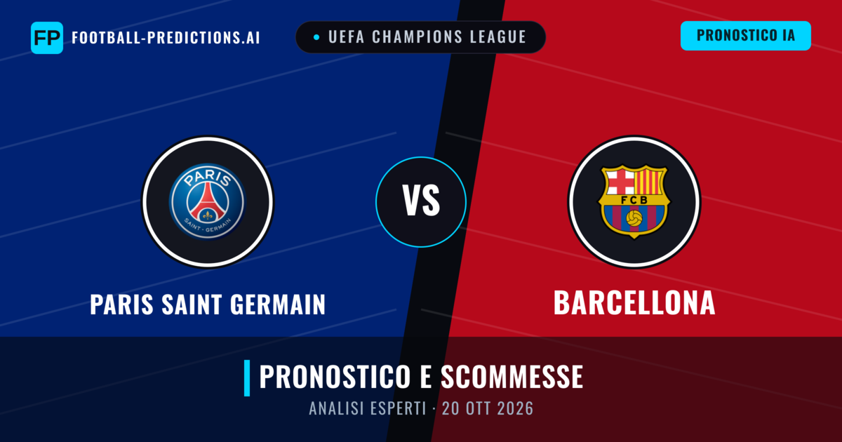 Paris Saint Germain vs Barcellona — pronostico e anteprima del match