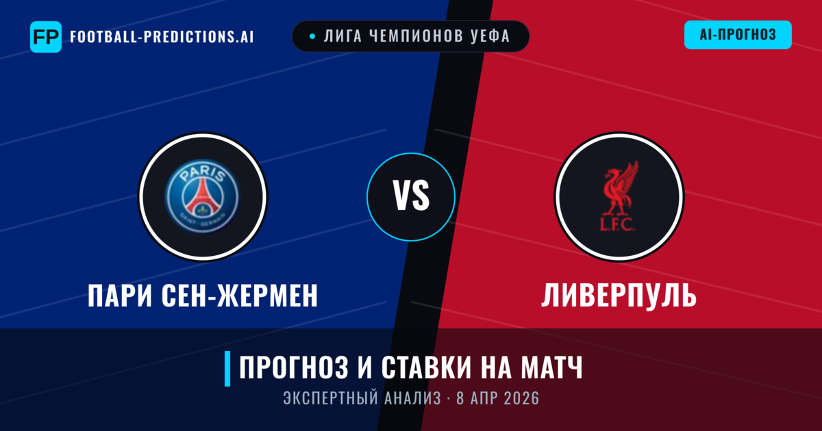 Пари Сен-Жермен – Ливерпуль — прогноз и превью матча