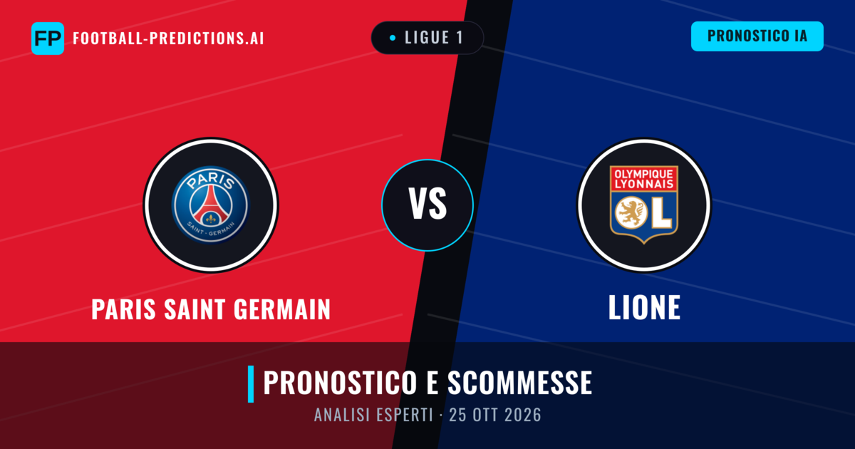 Paris Saint Germain vs Lione — pronostico e anteprima del match