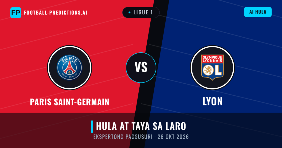 Paris Saint-Germain vs Lyon — hula at preview ng laban