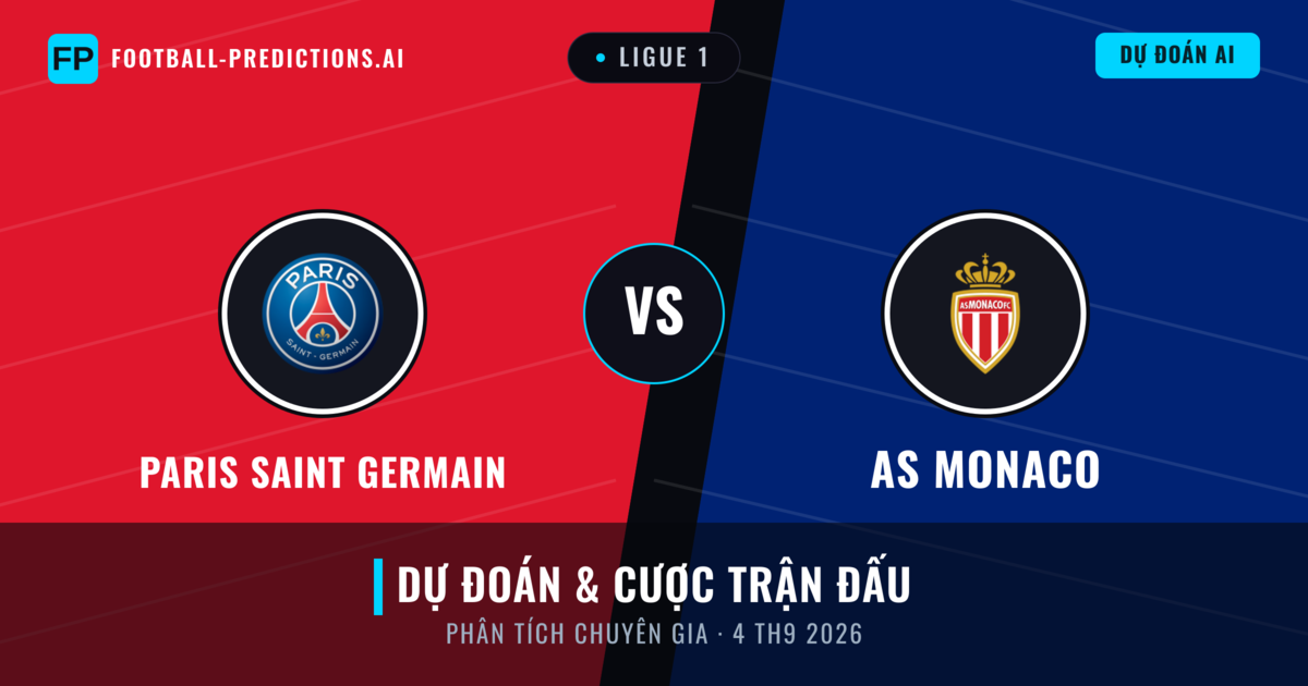 Paris Saint Germain vs AS Monaco — dự đoán và xem trước trận đấu