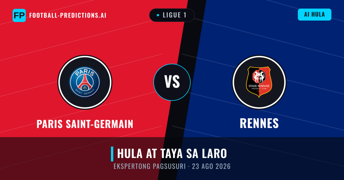 Rennes vs Paris Saint-Germain — hula at preview ng laban