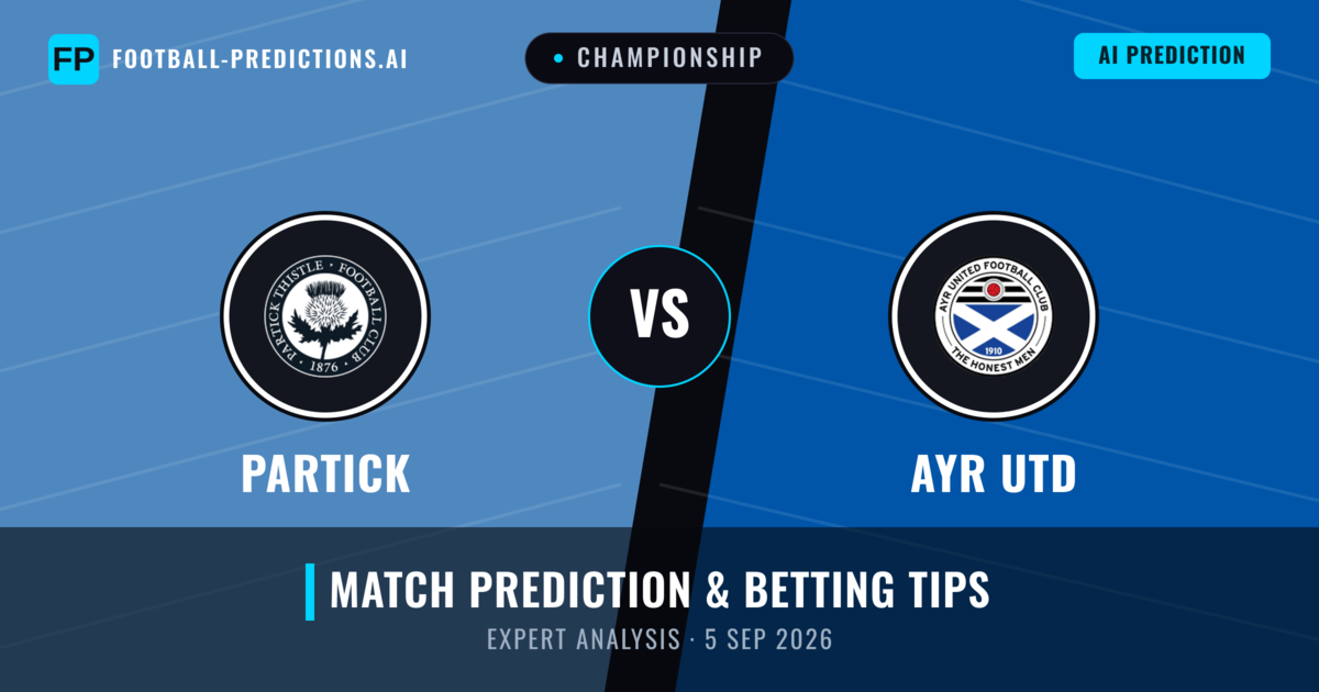 Partick vs Ayr Utd — match prediction & preview