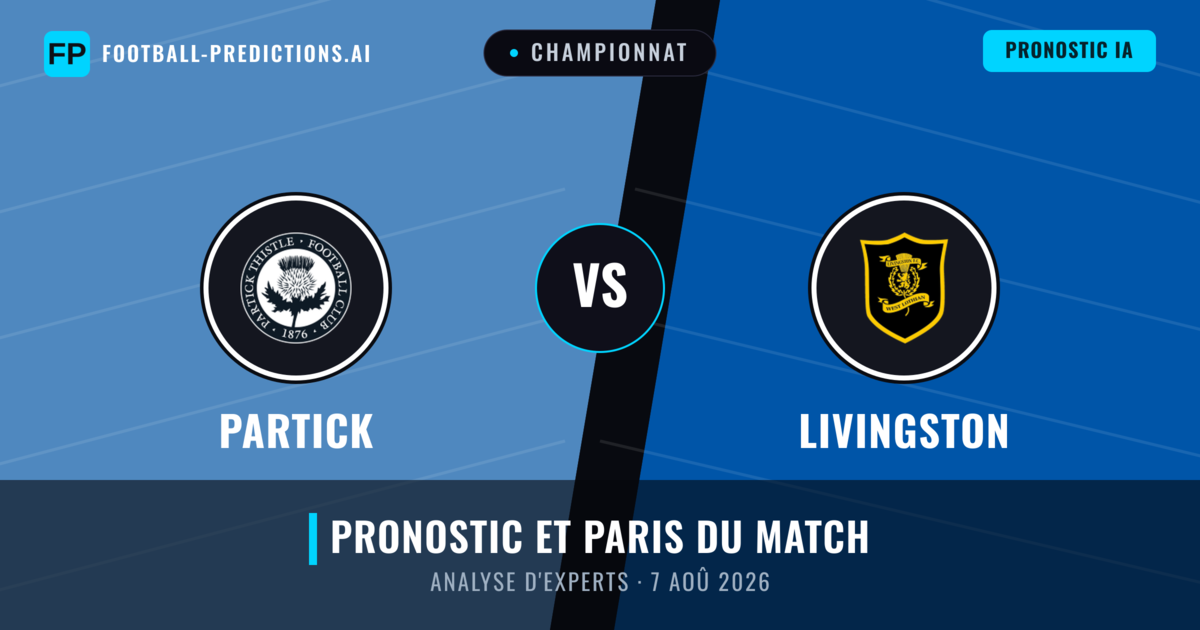 Partick vs Livingston — pronostic et avant-match