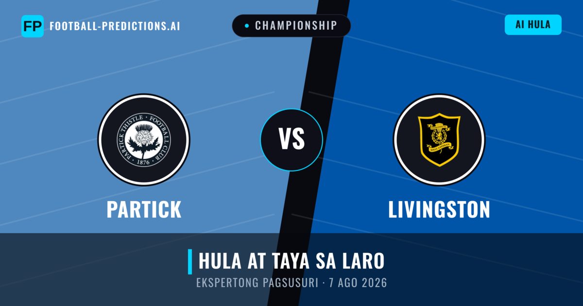 Partick vs Livingston — hula at preview ng laban