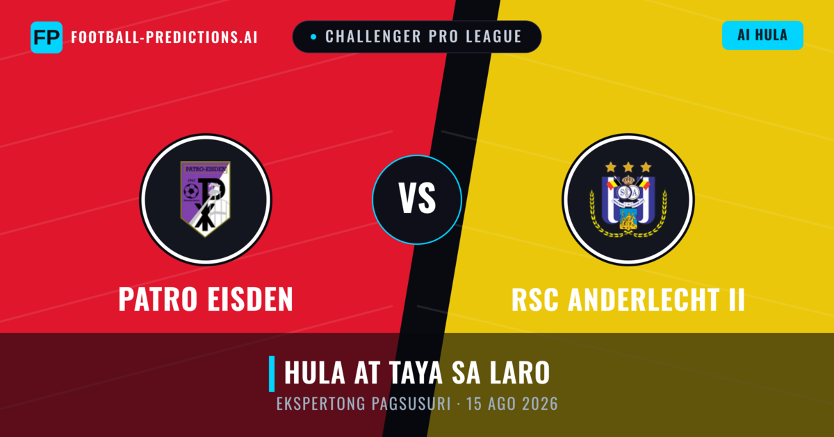 Patro Eisden vs RSC Anderlecht II — hula at preview ng laban